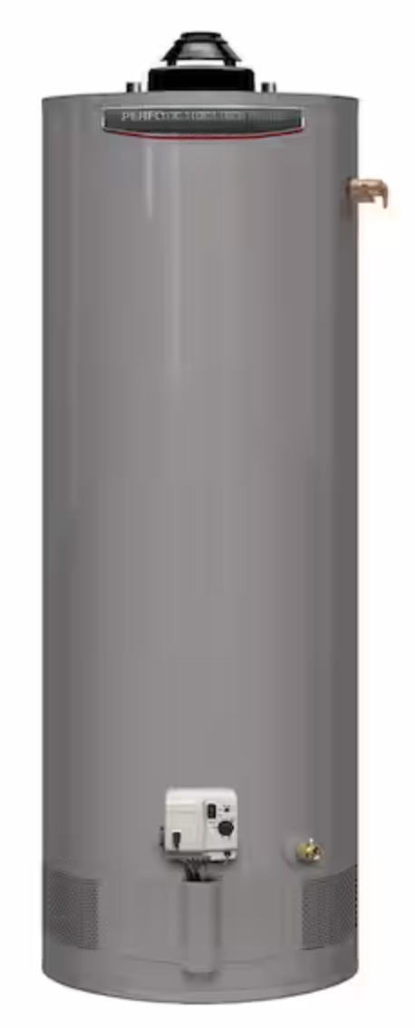 40 Gallon Performance Platinum Tall Powered Damper Natural Gas Water Heater